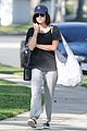 lucy hale trackpants boa date night 05