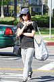 lucy hale trackpants boa date night 10