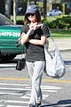 lucy hale trackpants boa date night 11
