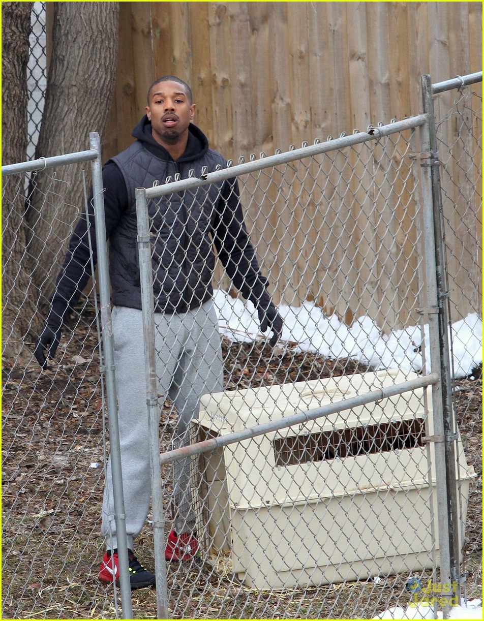 michael b jordan chases chickens under time limit 26