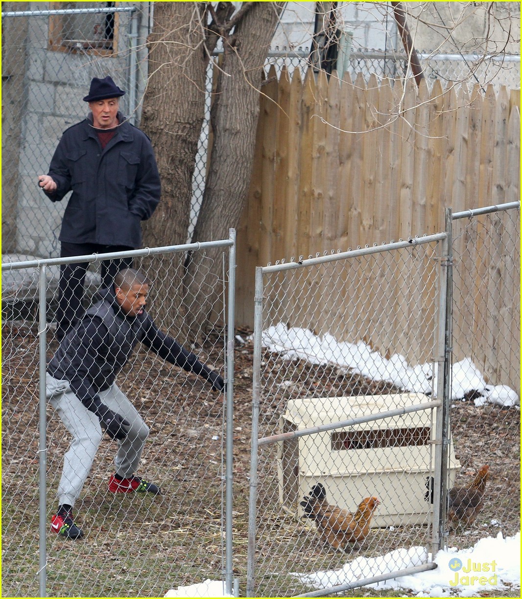michael b jordan chases chickens under time limit 32