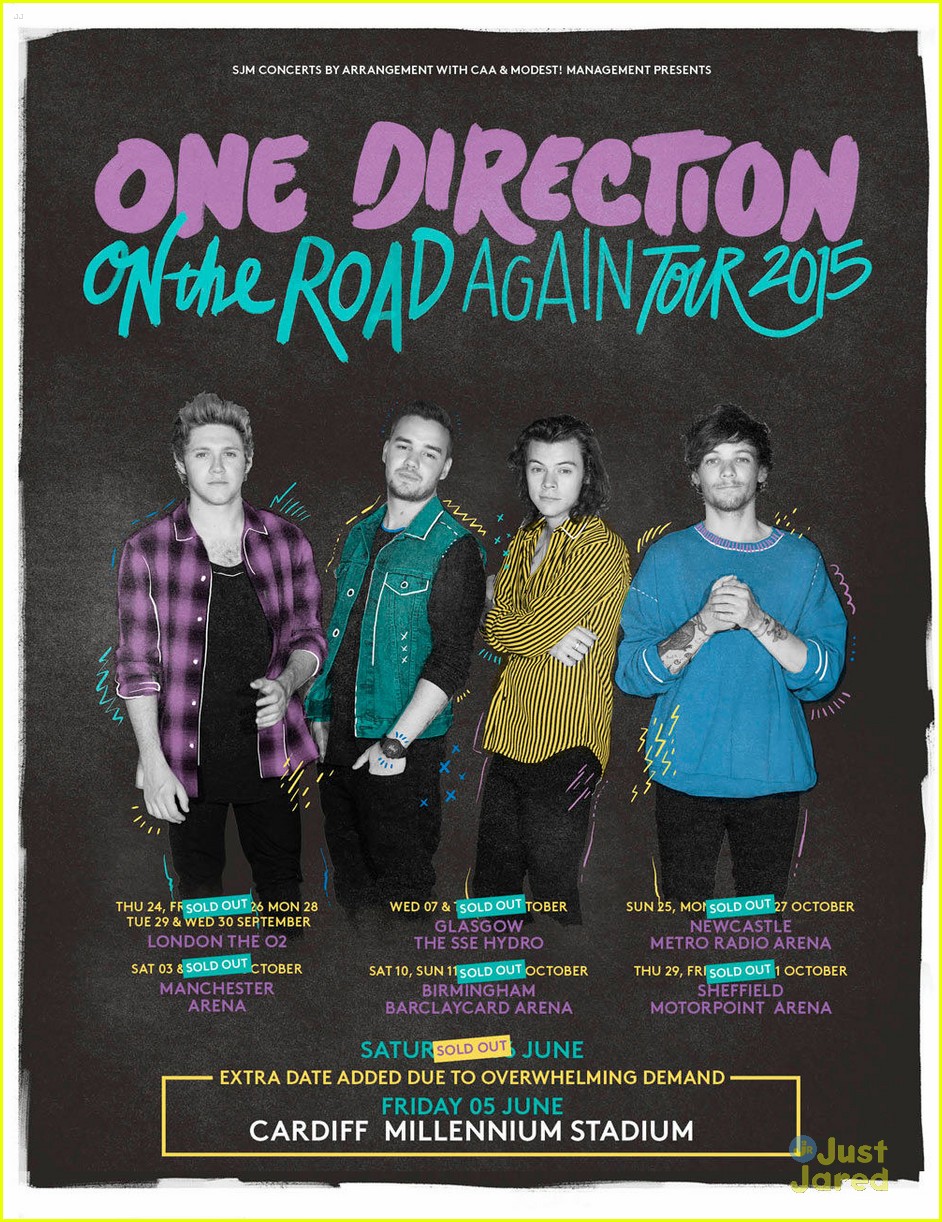 one direction four piece tour poster 01