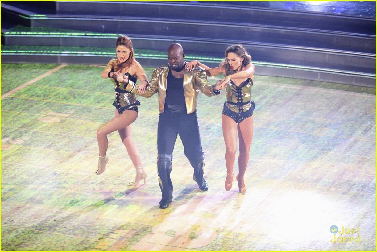 football takes over ballroom dwts 10th special 09