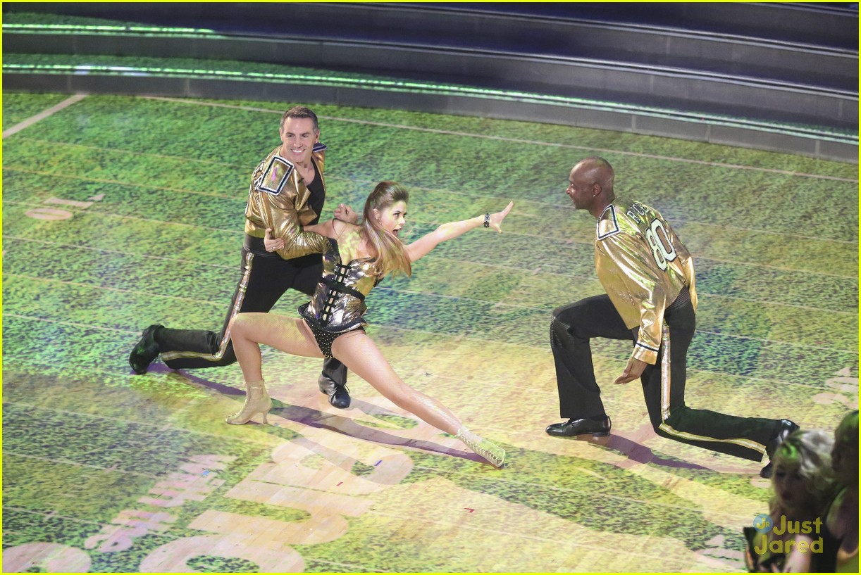 football takes over ballroom dwts 10th special 10