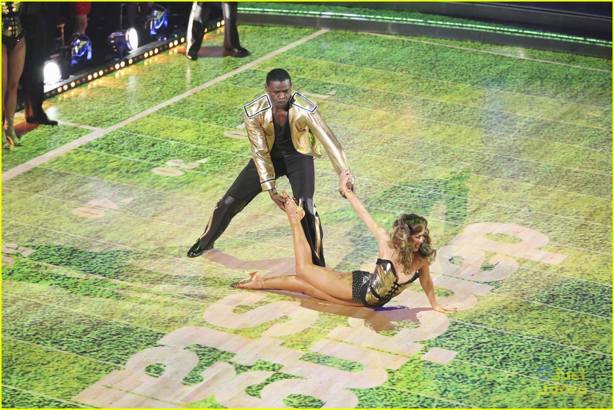 football takes over ballroom dwts 10th special 12