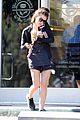 lucy hale grabs coffee for two 03