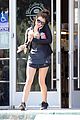 lucy hale grabs coffee for two 05