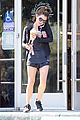 lucy hale grabs coffee for two 06