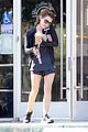 lucy hale grabs coffee for two 07