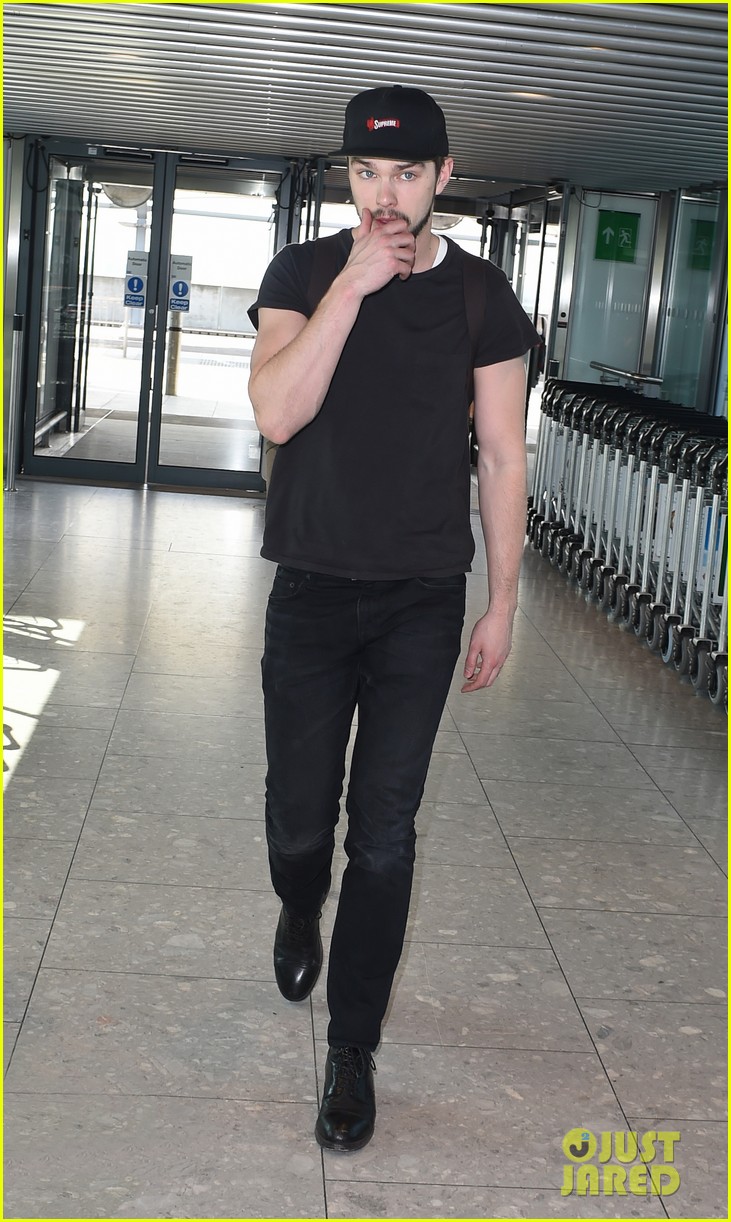 nicholas hoult steps out after dianna agron dating rumors 01