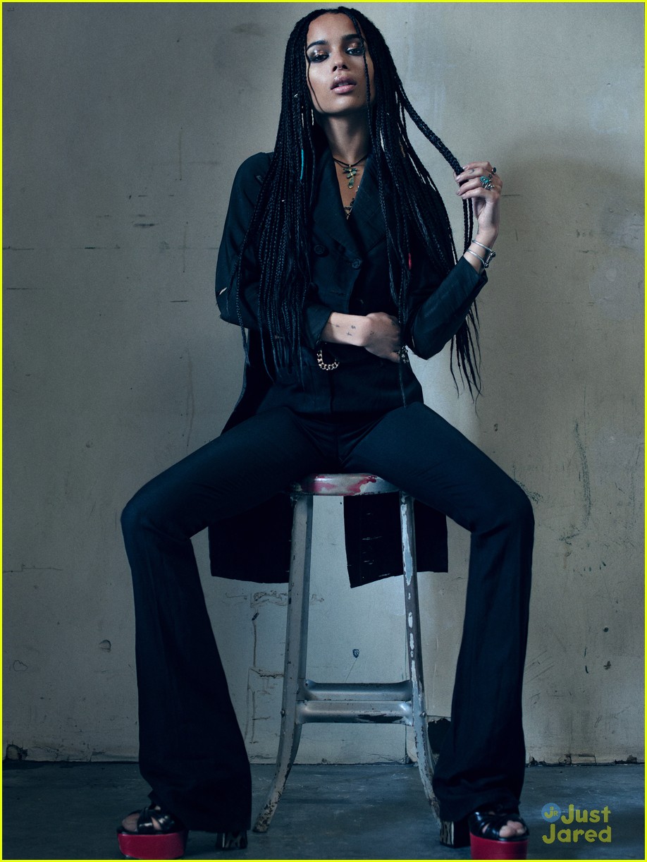 zoe kravitz goes topless flaunt nipples in magazine feature 01