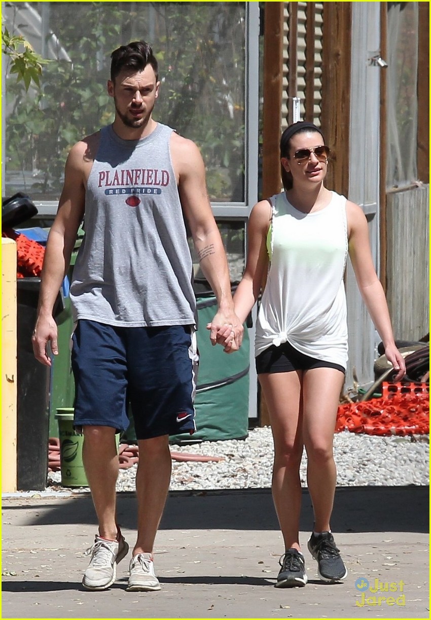lea michele hikes with matthew after returning 07