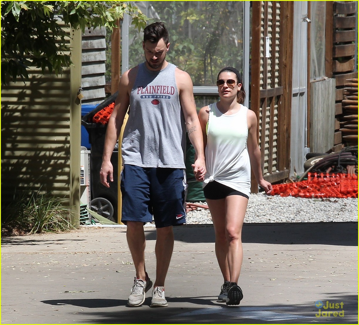 lea michele hikes with matthew after returning 09