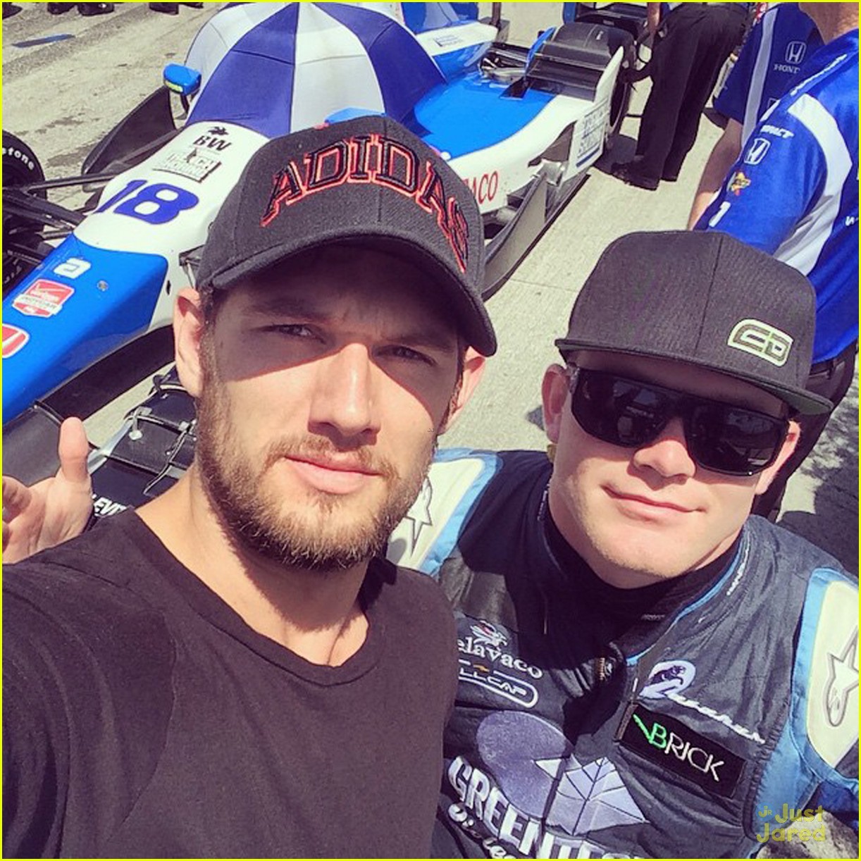 alex pettyfer supports conor daly at long beach prix 02