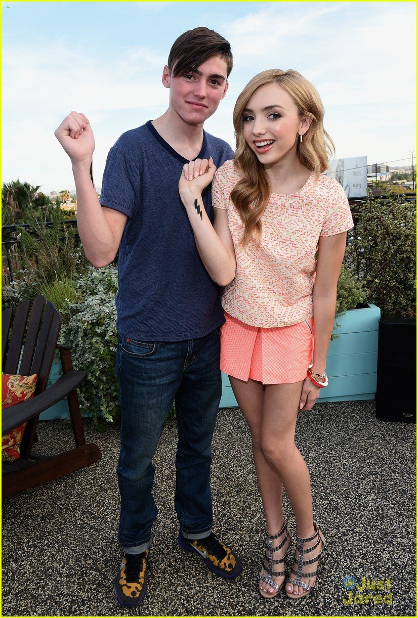 peyton list brings brother spencer to yam celebration 07