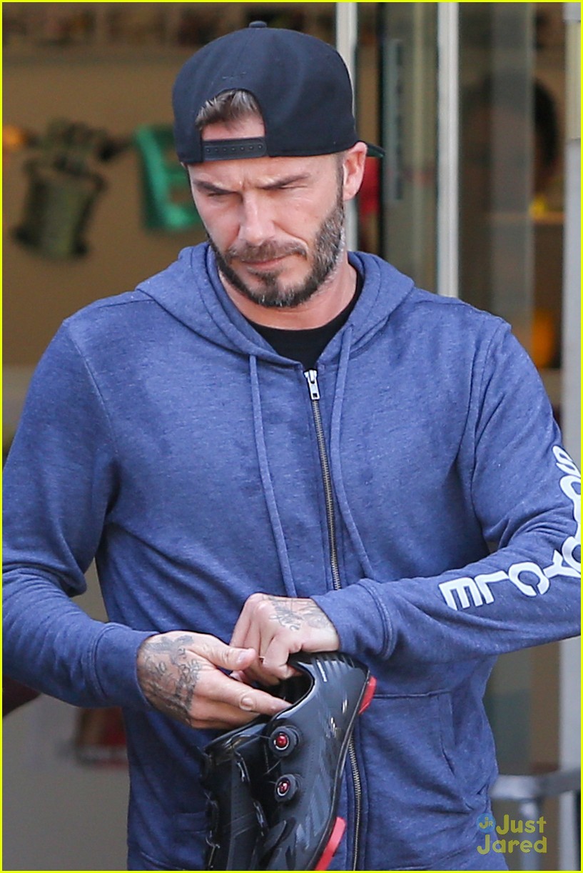 david beckham soulcycle with son brooklyn 01