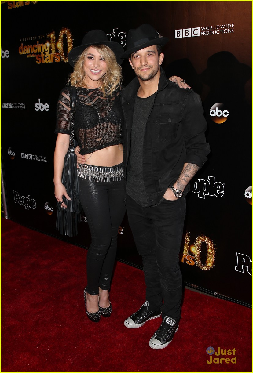 willow shields mark ballas bc jean 10th dwts party 10