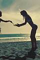bella thorne gregg sulkin bikini shirtless beach 01