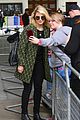 dianna agron greets her fans before another day at work 01