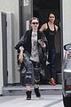 lily collins workout trash cute pic with mom jill 06