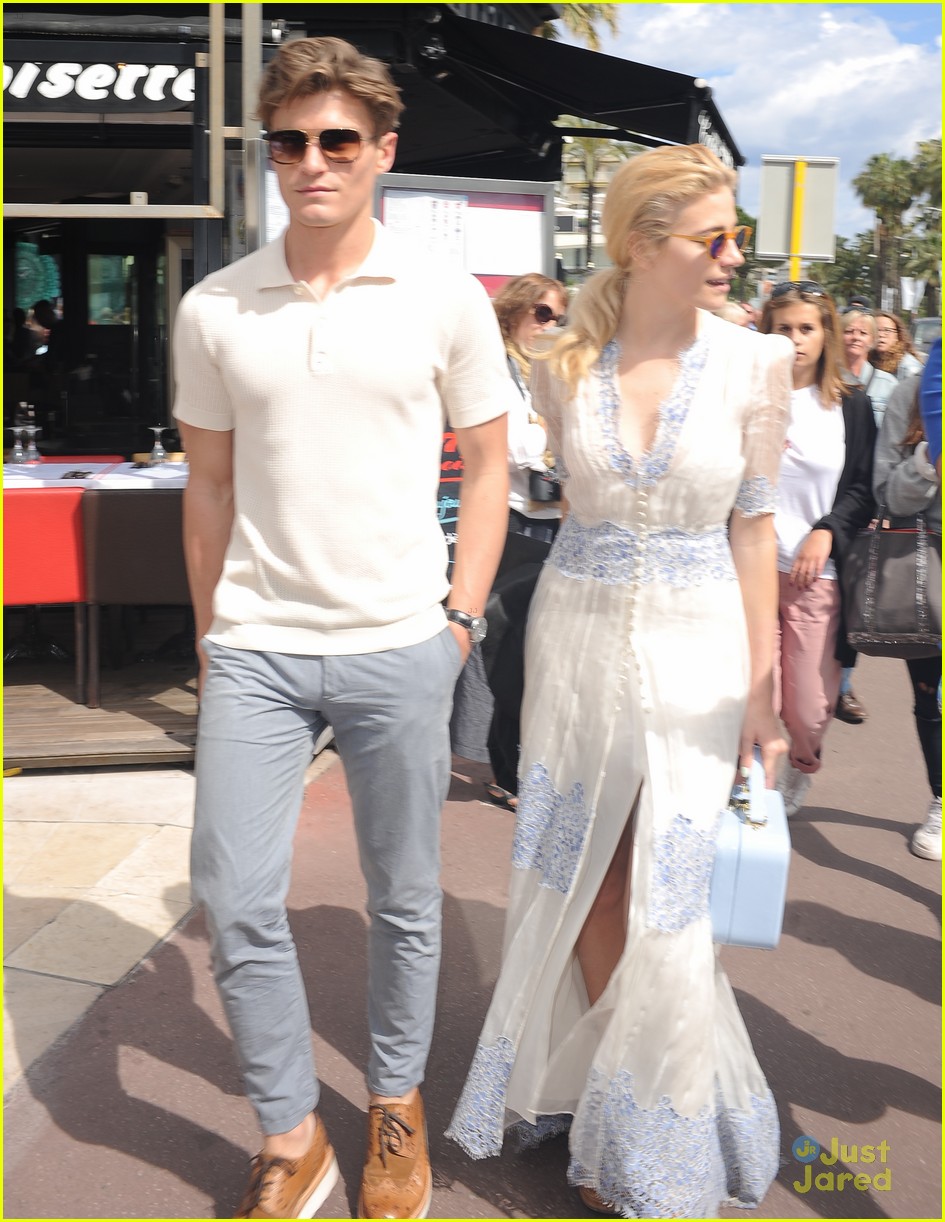 pixie lott oliver cheshire cannes one day trip back london 10
