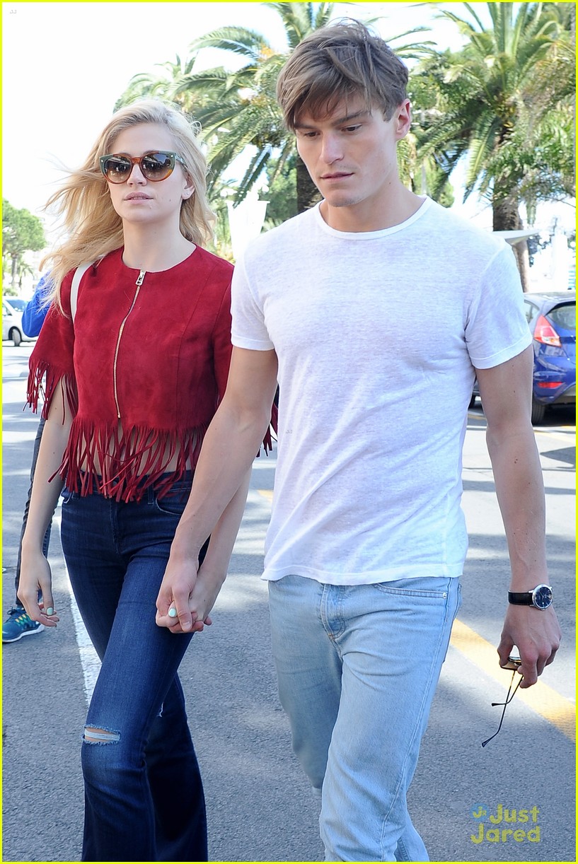 pixie lott oliver cheshire cannes one day trip back london 12