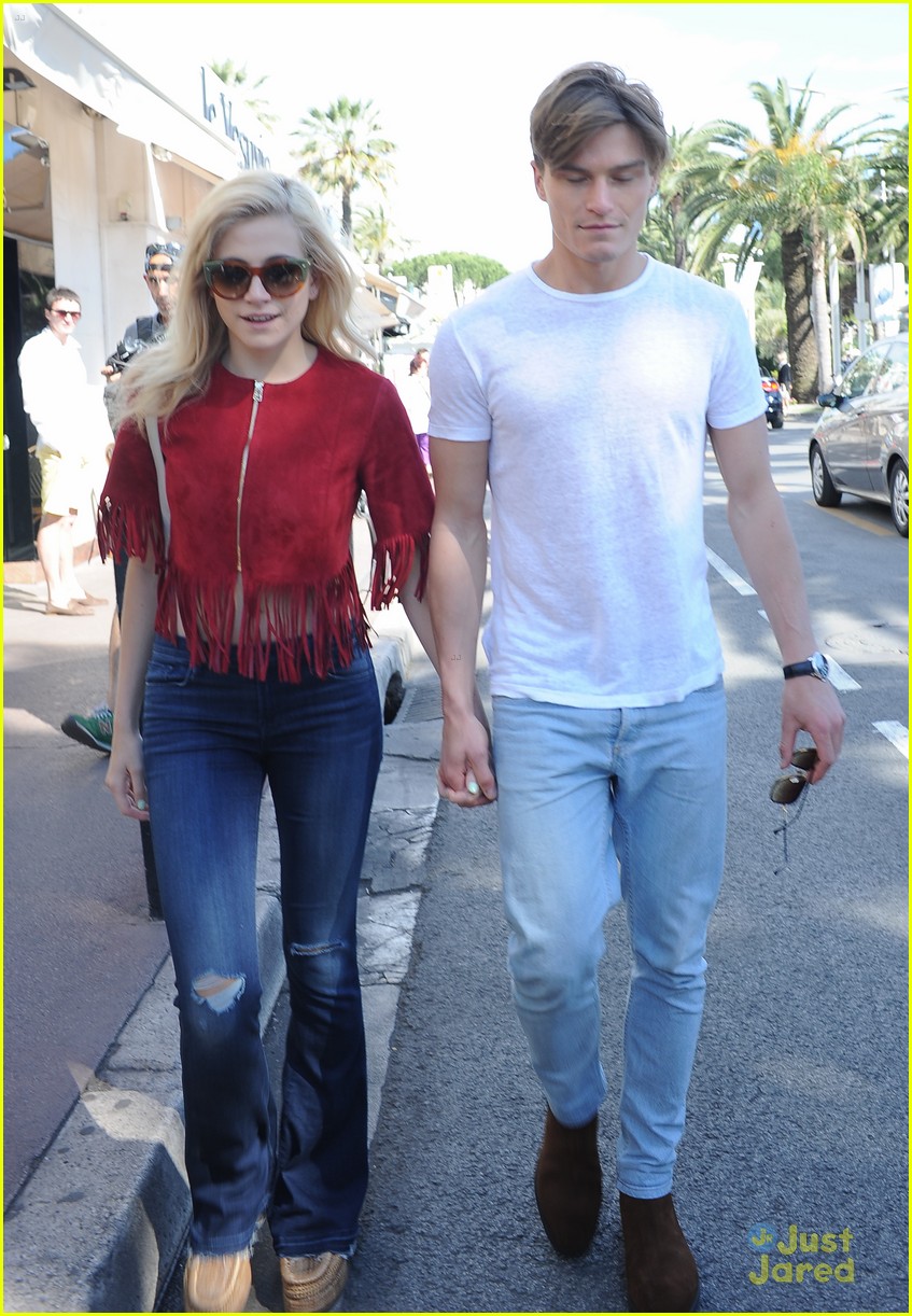 pixie lott oliver cheshire cannes one day trip back london 20
