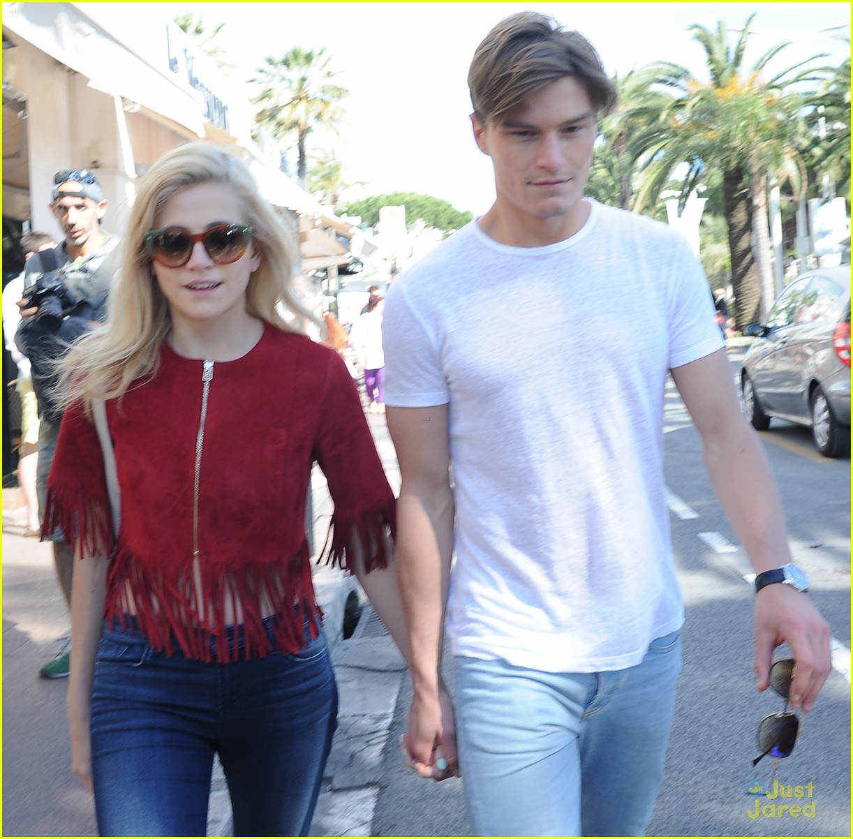 pixie lott oliver cheshire cannes one day trip back london 21