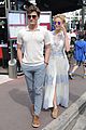 pixie lott oliver cheshire cannes one day trip back london 04