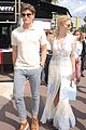 pixie lott oliver cheshire cannes one day trip back london 10