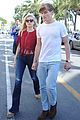 pixie lott oliver cheshire cannes one day trip back london 16