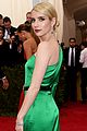 emma roberts brings color to the red carpet at met gala 2015 03