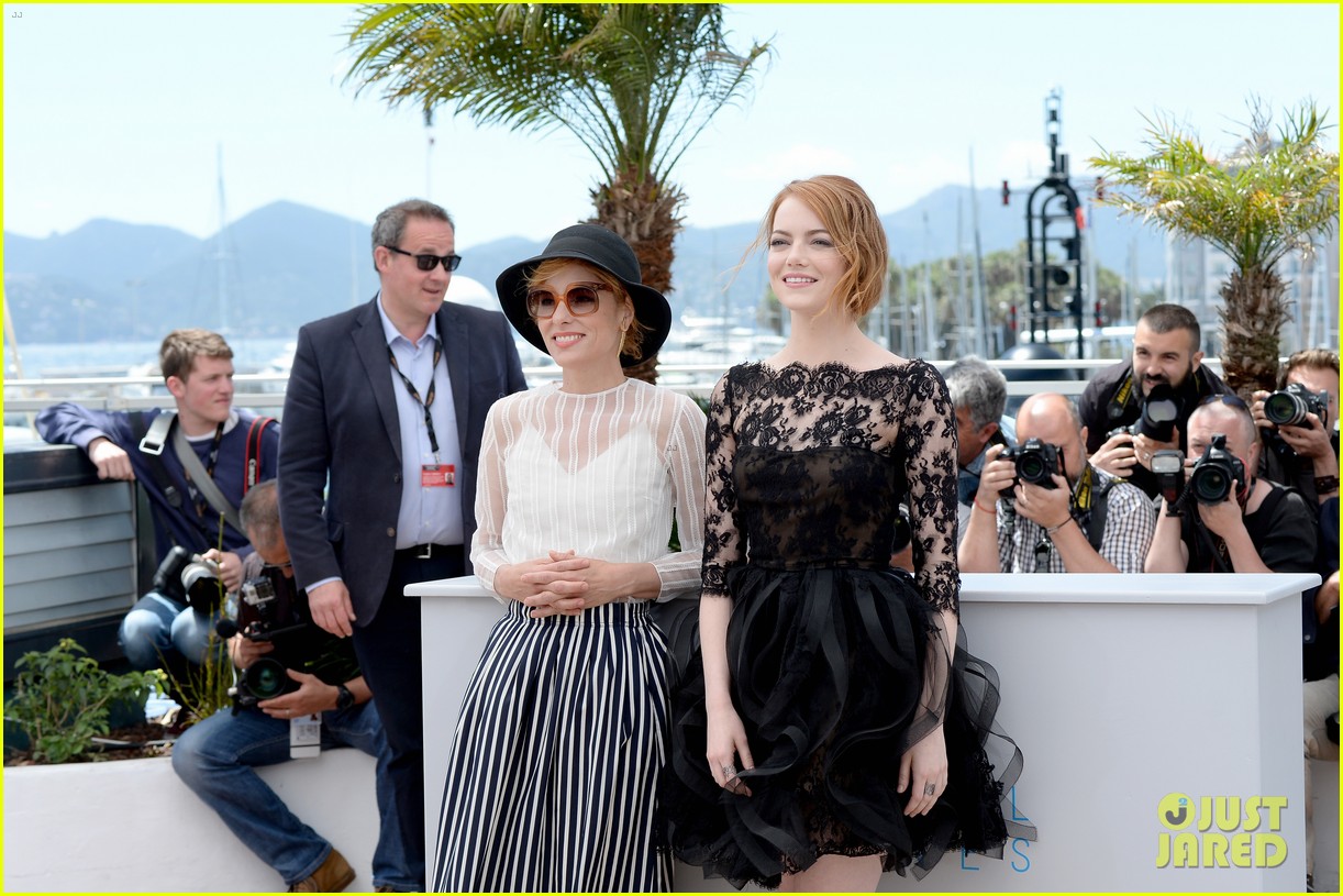 emma stone joins parker posey woody allen in cannes 01