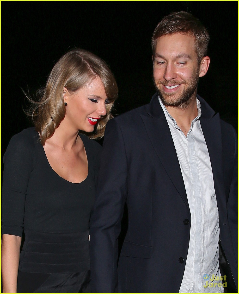 taylor swift calvin harris hold hands on cute date night 02