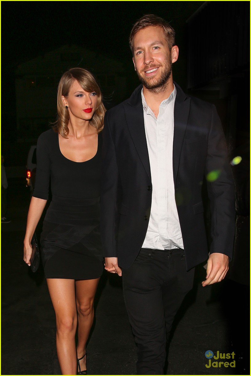 taylor swift calvin harris hold hands on cute date night 03