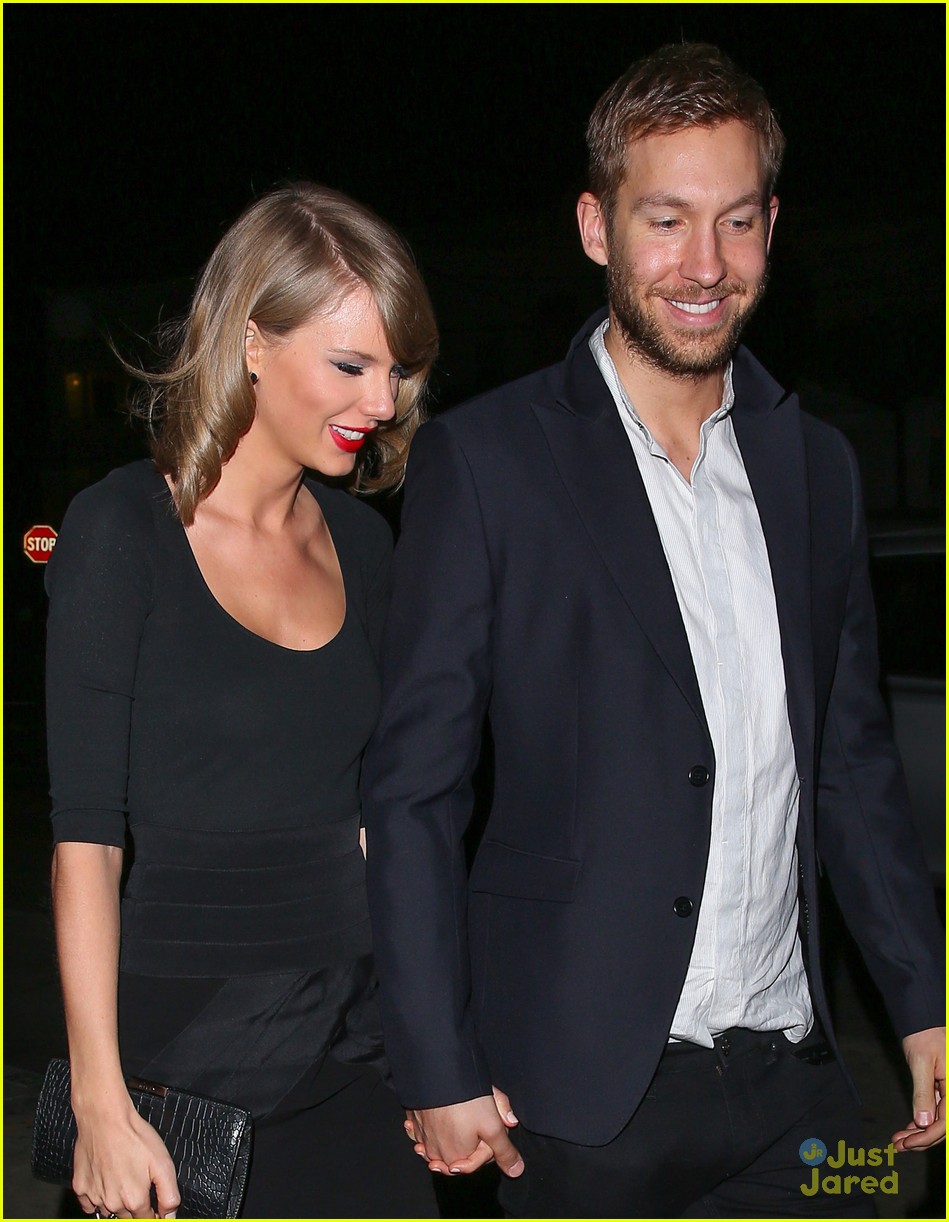 taylor swift calvin harris hold hands on cute date night 04