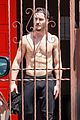 val chmerkovskiy shirtless witney carson dwts tour practice 01