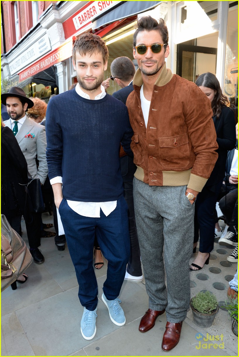 douglas booth make stylish entrances at two london events 05