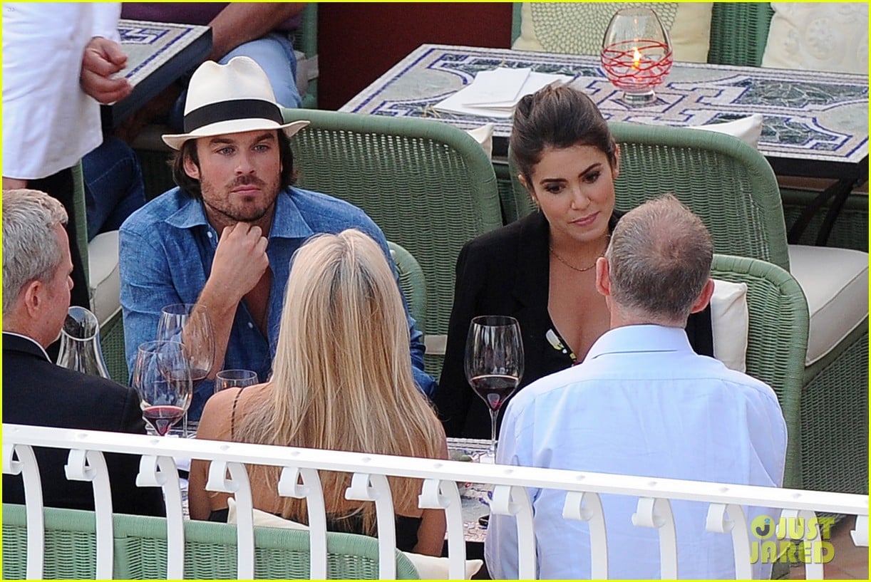 Ian Somerhalder & Nikki Reed Share a Kiss in Italy! Photo 828960