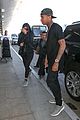 kylie jenner tyga coordinate outfits at lax airport 18