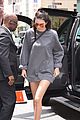 kendall jenner nyc shirt dress kylie jenner miami arrival 03