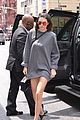 kendall jenner nyc shirt dress kylie jenner miami arrival 09