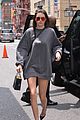 kendall jenner nyc shirt dress kylie jenner miami arrival 10