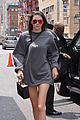 kendall jenner nyc shirt dress kylie jenner miami arrival 11