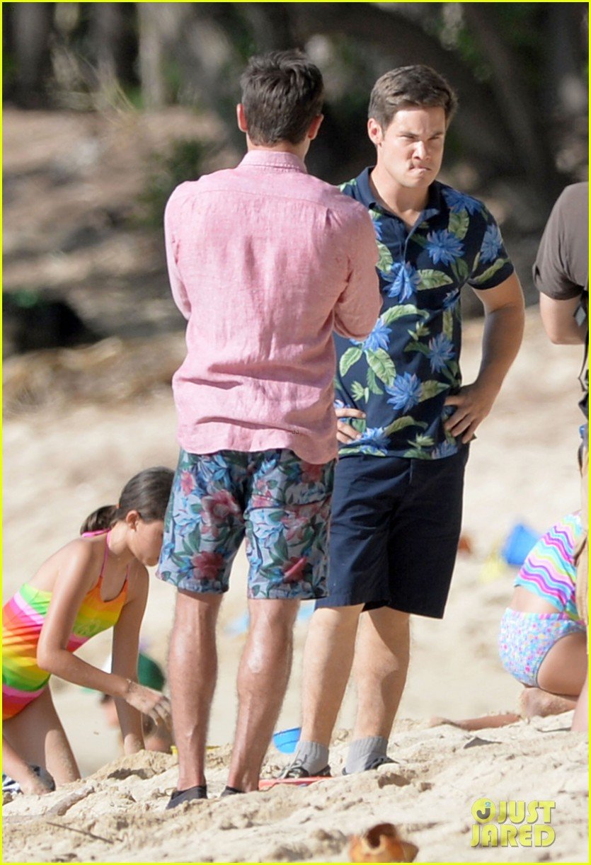 Zac Efron Gets Yelled at by Adam Devine While Filming Their New Movie