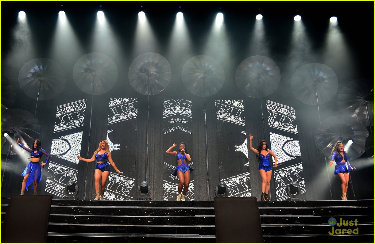 fifth harmony blue outfits fillmore concert miami beach pics 17