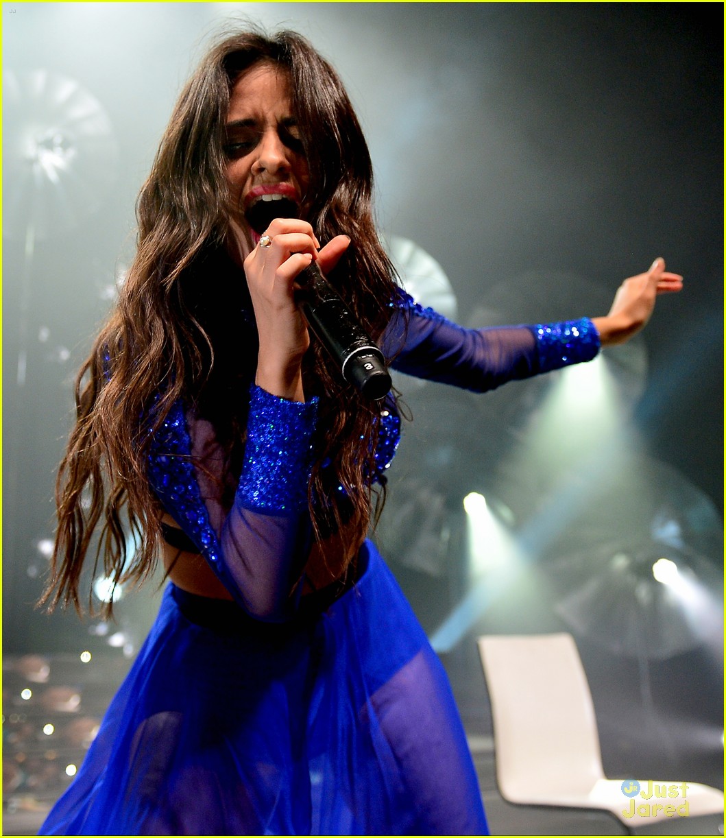 fifth harmony blue outfits fillmore concert miami beach pics 19