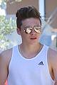 brooklyn beckham works out before willy wonka family time 02