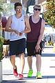 brooklyn beckham works out before willy wonka family time 06
