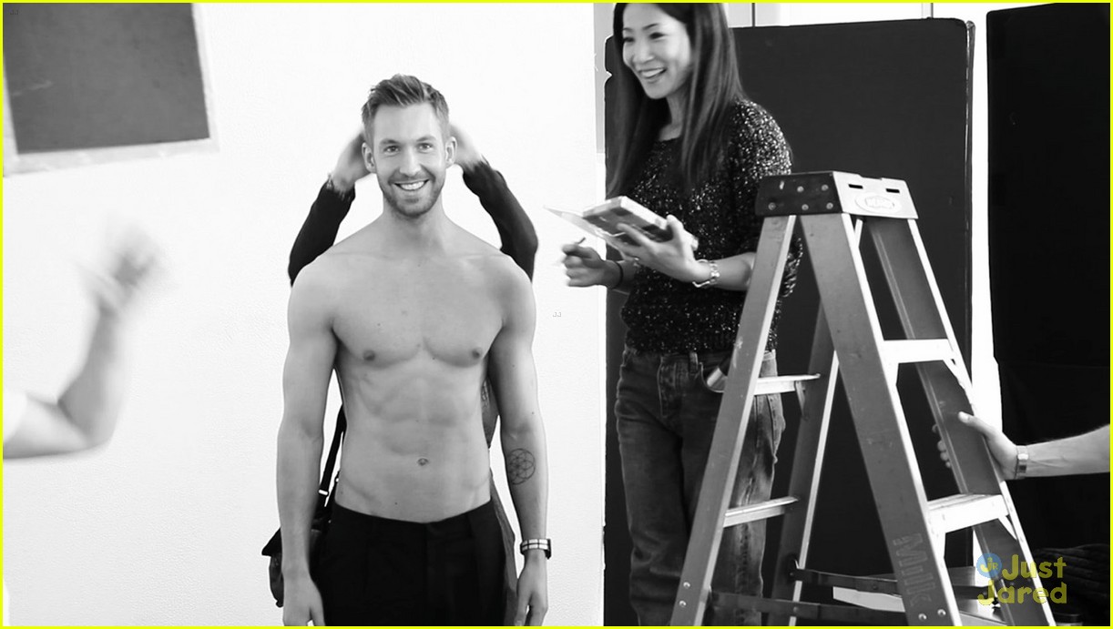 Shirtless Calvin Harris shows off muscles for Emporio Armani underwear  campaign